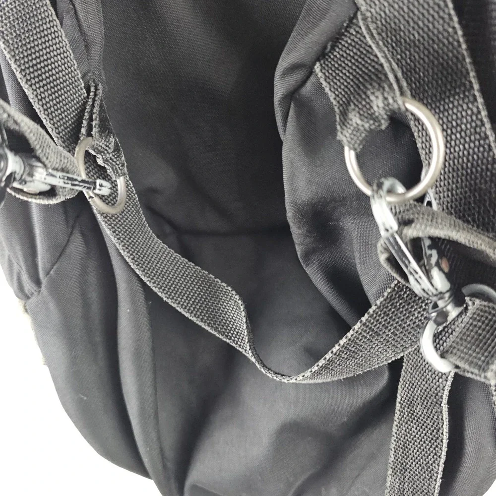 Vintage Jansport Backpack Heavy Duty Metal Zippers O Rings Clips Gorpcore Hike